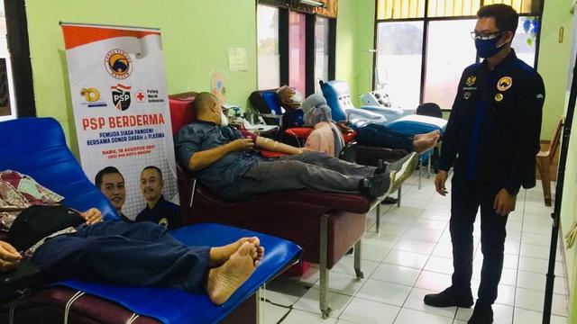GP NasDem mengadakan aksi kemanusiaan donor darah dan plasma konvalesen