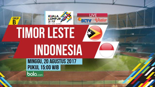 Timmas Timor Leste U-22 Vs Timnas Indonesia U-22