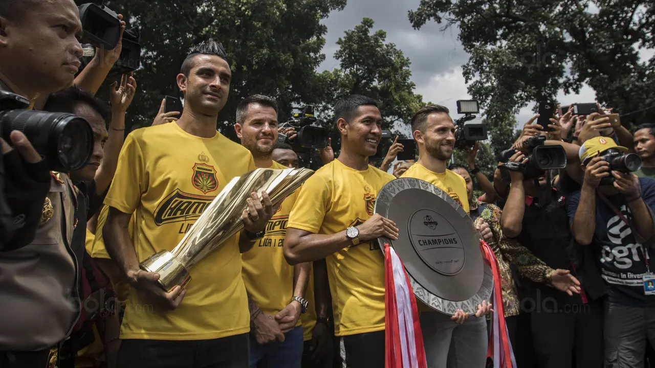 Perayaan Juara Bhayangkara FC