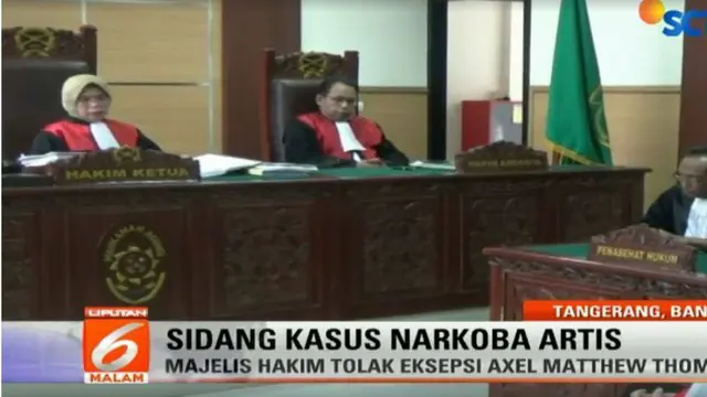Majelis Hakim PN Tangerang Tolak Pembelaan Anak Jeremy Thomas 