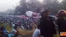 Citizen6, Serang: Kemacetan terjadi di Desa Tambak, Kecamatan Kibin, Kabupaten Serang, Banten. Hal ini sering terjadi dan semakin diperburuk karena adanya perbaikan jalan. (Pengirim: Tyana) 