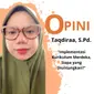 Taqdiraa, S.Pd., Guru Bahasa Indonesia.