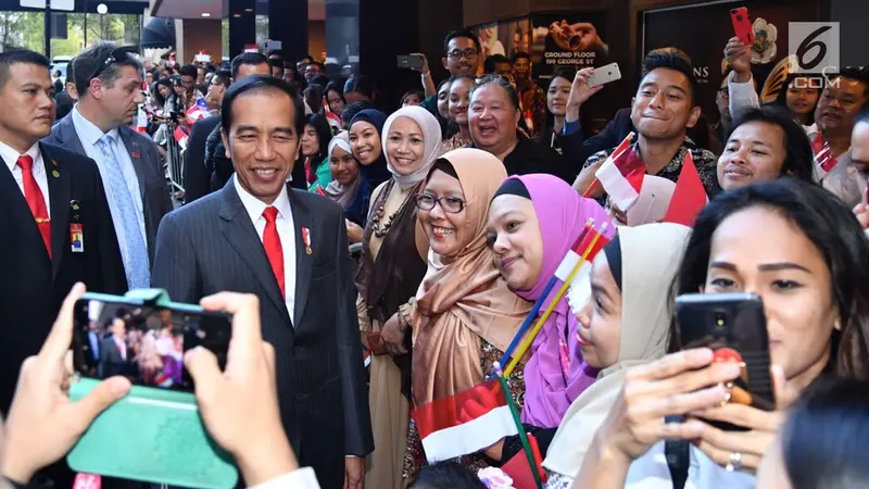 Tiba di Sydney, Jokowi Disambut Meriah Para WNI