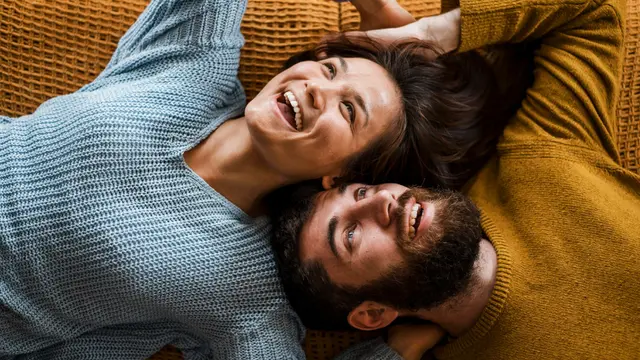Couple Laughing