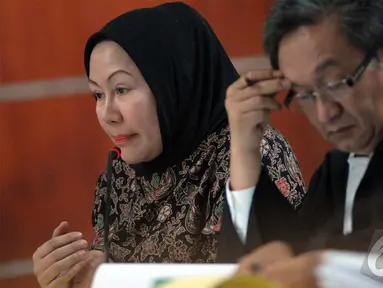 Sidang kasus suap dengan terdakwa Gubernur Banten, Ratu Atut Chosiyah kembali digelar di Pengadilan Tindak Pidana Korupsi, Jakarta, Kamis (12/6/2014) (Liputan6.com/Miftahul Hayat).