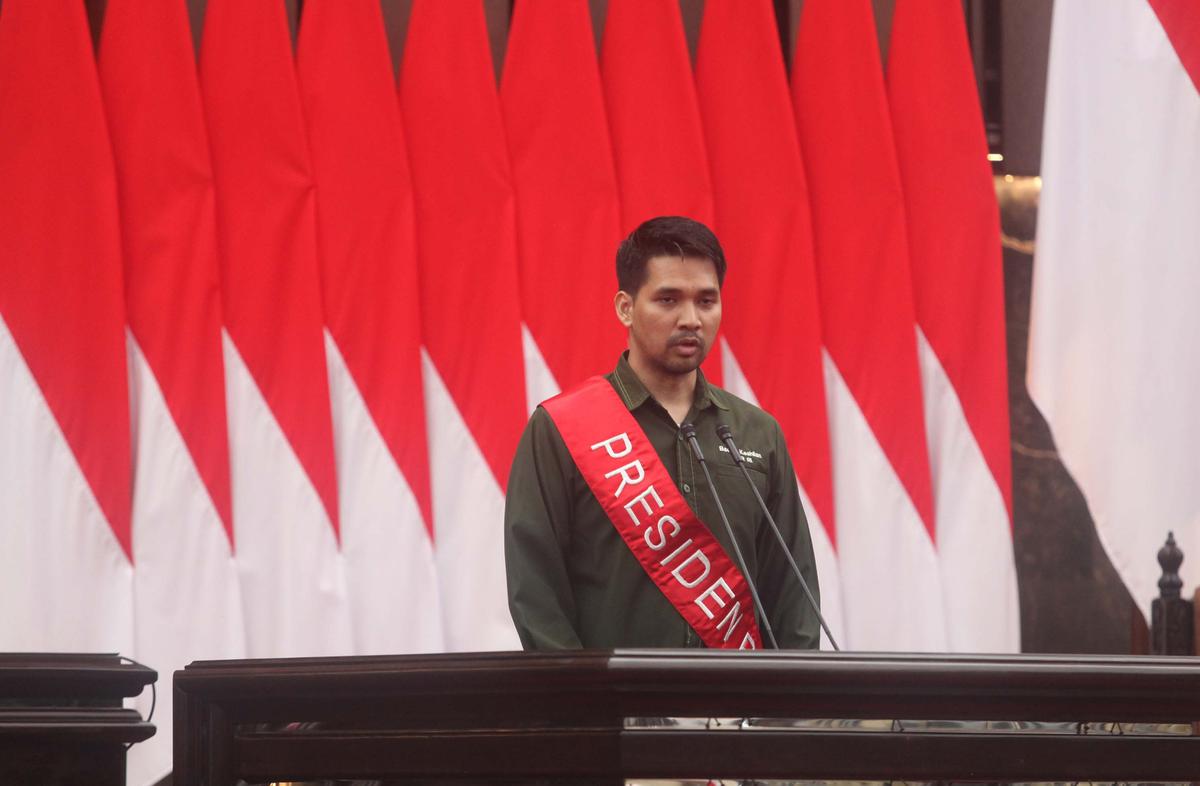 FOTO: Gladi Kotor Sidang Tahunan MPR, Prabowo Akan Sampaikan Pidato Perdana sebagai Presiden
