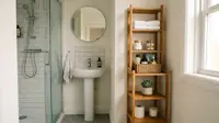 9 Model Rak Kamar Mandi yang Cocok untuk Ruang Sempit, Praktis dan Modern