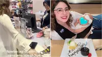 Momen Dewi Perssik ikut rayakan dua bulan usia cucunya. (sumber: Instagram/dewiperssik9)