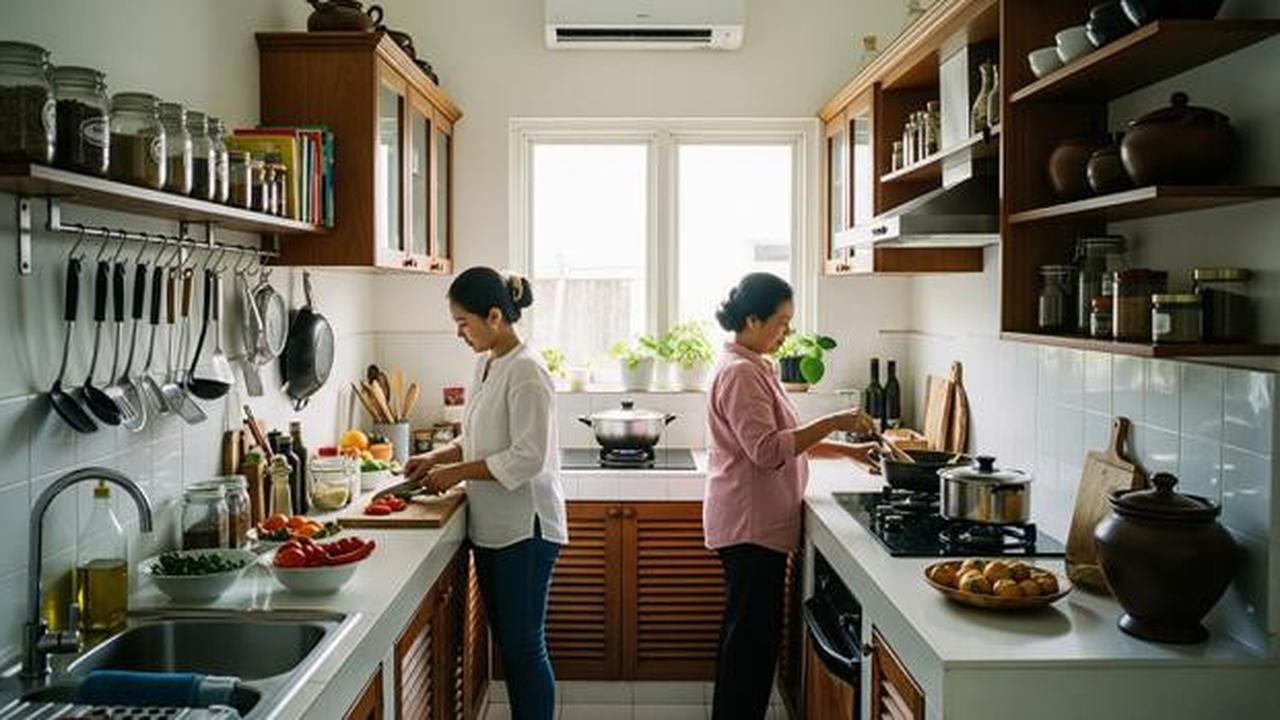 7 Desain Dapur Kecil Tapi Nyaman Dipakai Bersama Mertua, Rapi dan Mudah Dibersihkan