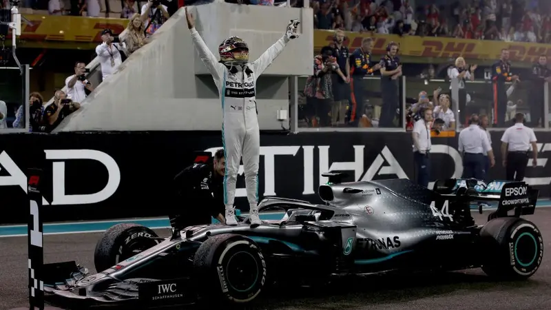 Lewis Hamilton Menangi Balapan Penutup Formula 1 2019