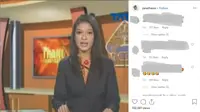 Selvi Ananda membawakan berita dalam bahasa Jawa krama inggil saat masih aktif di TV lokal. (dok. Denyut Kota/Instagram @janethesss/https://www.instagram.com/p/BxliWmKBefO/Dinny Mutiah)