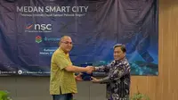 Workshop Business bertema "Medan Smart City, Connecting the Digital Ecosystem" yang berlangsung di Hotel Radisson Medan, Kamis (25/4/2024)