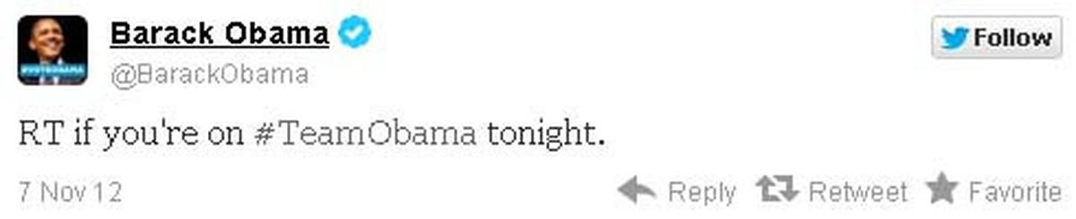Tweet Obama