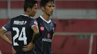 Usep Munandar dan Mahyadi Panggabean bersahabat karib di Kalteng Putra. (Bola.com/Robby Firly)