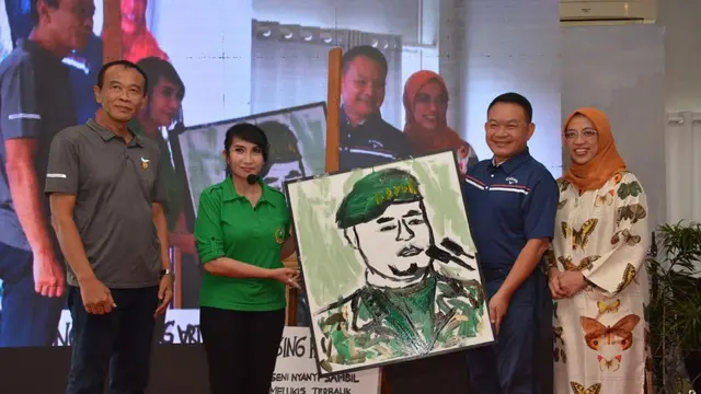 Del Sarono unjuk diri di depan KASAD Jenderal Dudung Abdurachman.