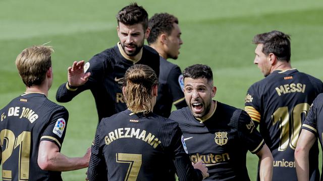 FOTO: Barcelona Kembali ke Jalur Juara usai Menang 2-1 atas Villarreal dan Tumbangnya Atletico Madrid - Antoine Griezmann; Tim Barcelona