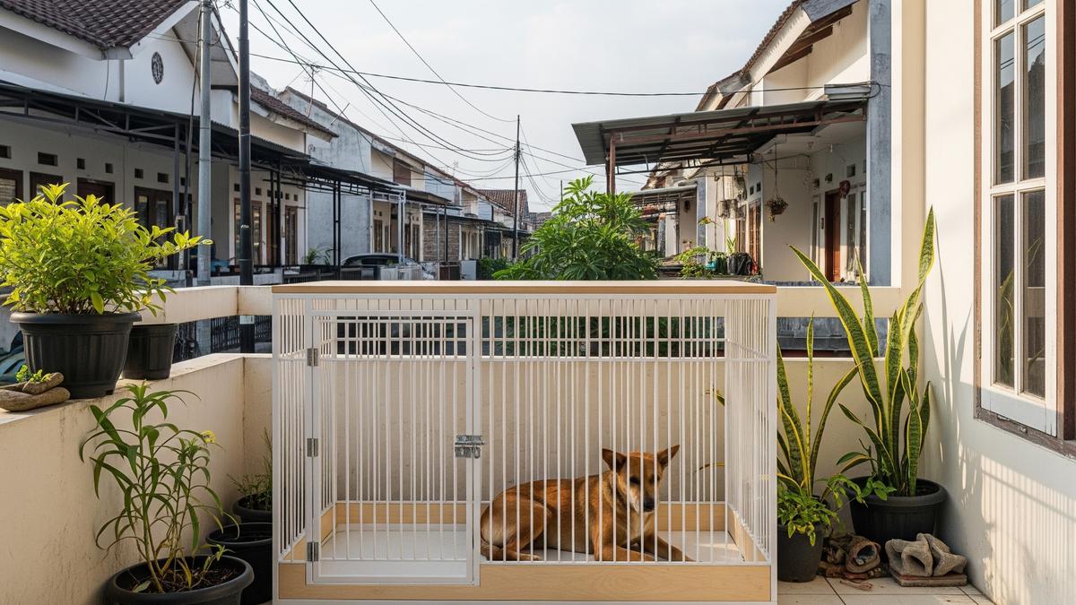 7 Model Kandang Anjing Minimalis di Teras Rumah yang Stylish dan Kekinian di 2026