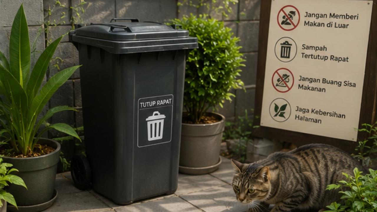 Cara Mengusir Kucing di Kebun