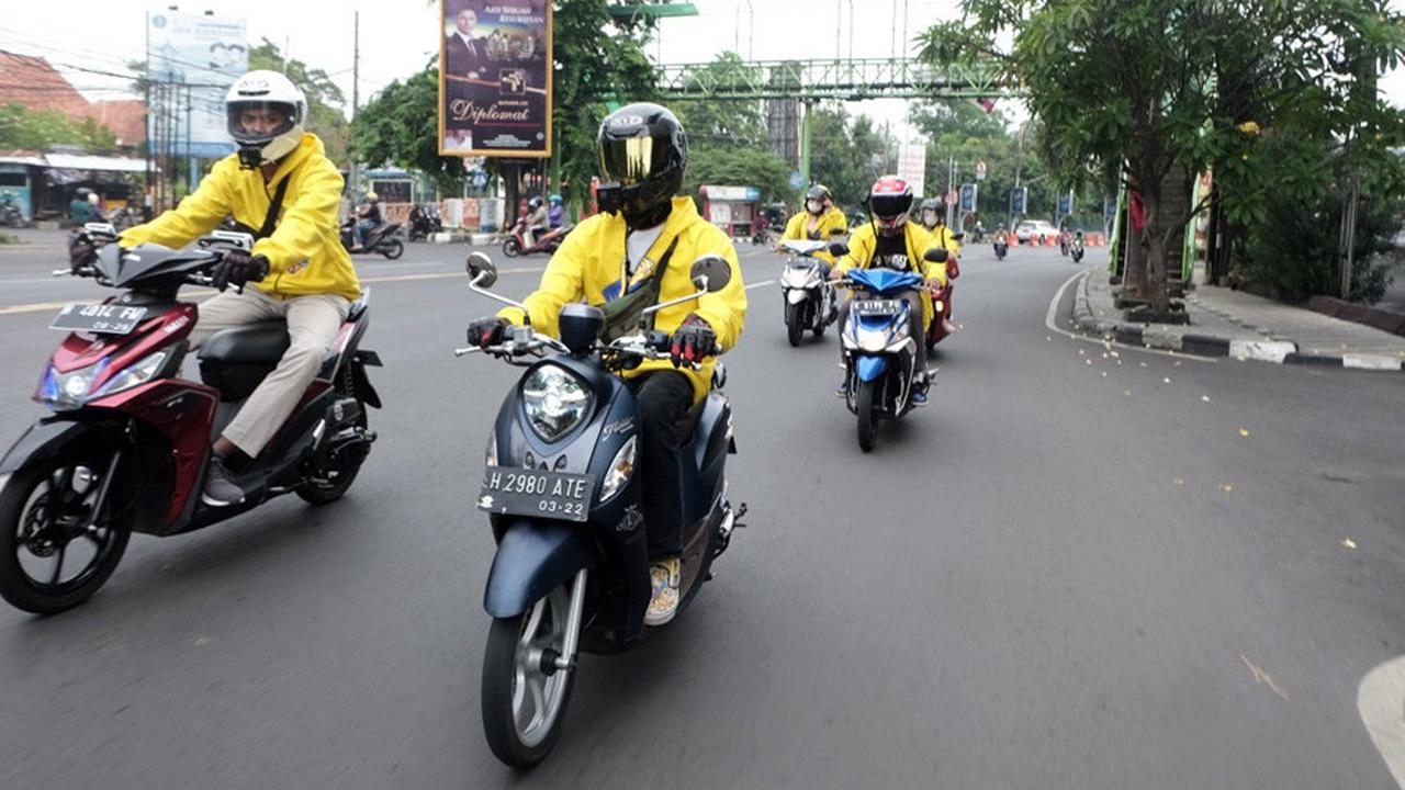 Ilustrasi sunmori dengan motor matic (Yamaha DDS Jateng)