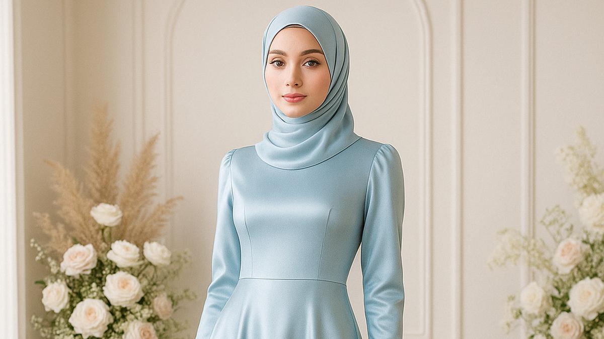10 Inspirasi Model Dress Muslimah Kekinian 2025 yang Cocok Buat Pesta