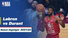 Berita video highlights NBA All-Star 2022, pertandingan antara Tim LeBron melawan Tim Durant.