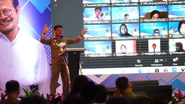 Mentan SYL Sebut Sektor Pertanian Adalah Kekuatan Masa Depan Indonesia