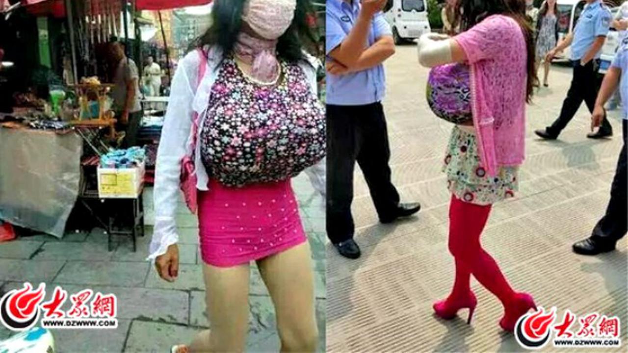 Pria Dandan Berlebihan Demi Bisa Masuk toilet Wanita