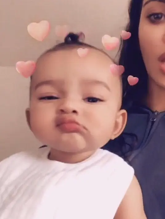 Namun ternyata, Noel bukanlah nama tengah Chicago. (instagram/kimkardashian)