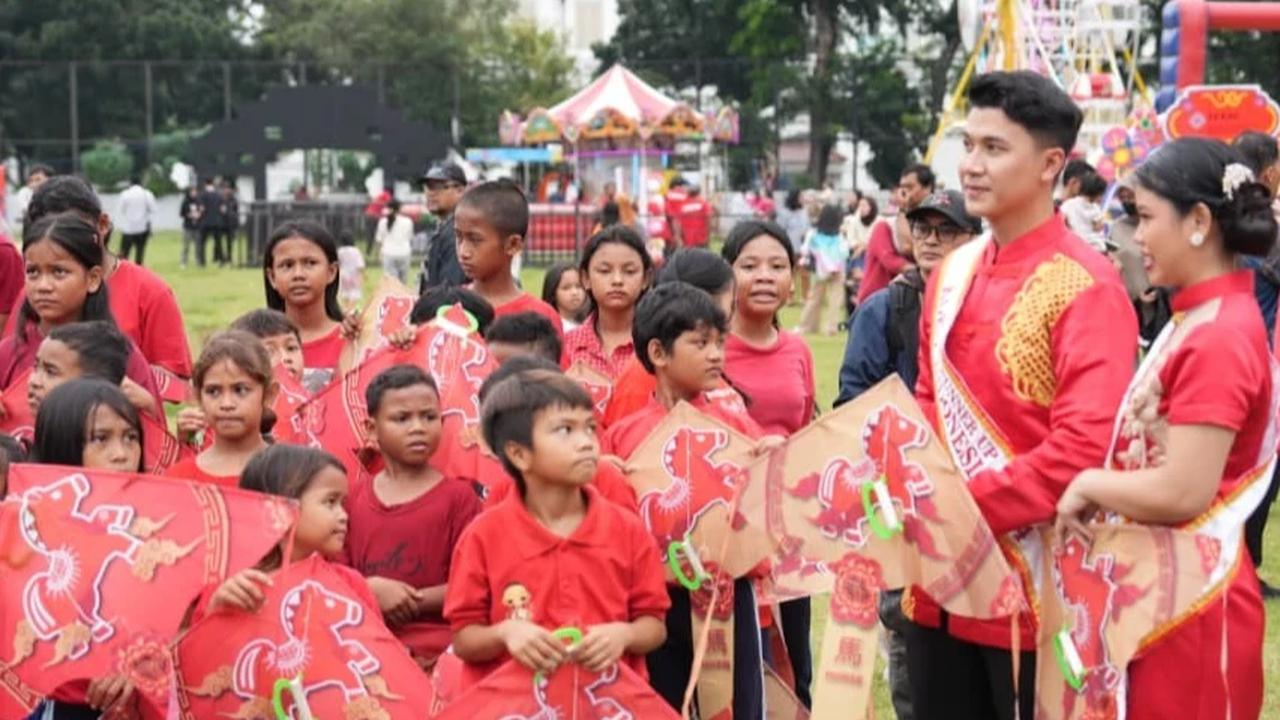 Puncak Imlek Festival 2577 di Lapangan Banteng