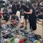 Wanita Ungkap Beli Tas Mewah Rp14 Juta di Pasar Loak di Jakarta.&nbsp; foto: TikTok @pptstory