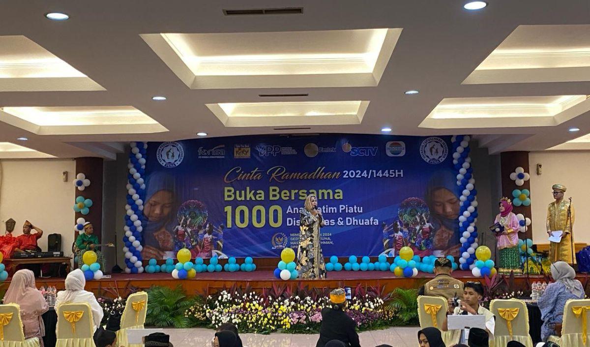 Dalam acara ini, ada 700 anak-anak yatim piatu, disabilitas dan duafa yang hadir.<br>