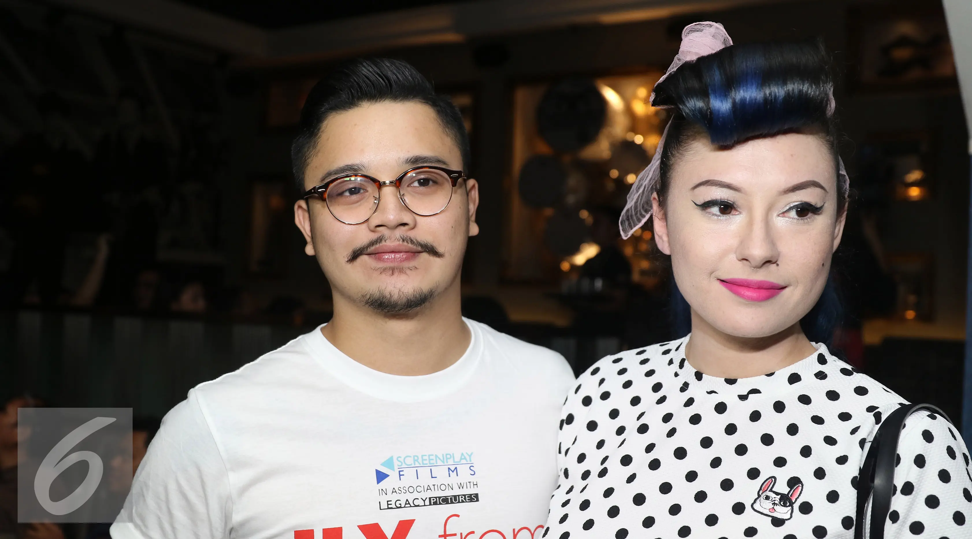 Derby Romero dan Claudia Adinda (Herman Zakharia/Liputan6.com)