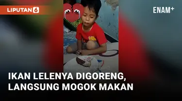 Anak Ini Nangis Karena Ikan Lelenya Digoreng