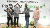 Penandatanganan MoU oleh PKG dan PKC dengan PTPN VII, PTPN IX, PTPN X, PTPN XII, dan PTPN XIV, di Surabaya, Jawa Timur, Jumat (18/3/2022).