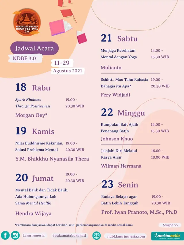 Nusantara Dharma Book Festival (NDBF) 3.0