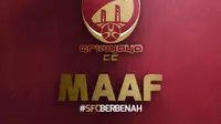 Permintaan maaf disampaikan managemen Sriwijaya FC di akun official Instagram usai terdegradasi dari Liga 1 (Dok. Instagram @sriwijayafc.id / Nefri Inge)