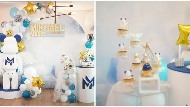 6 Momen Ulang Tahun Mikhael Moeis Anak Sandra Dewi, Kini Berusia 1 Tahun