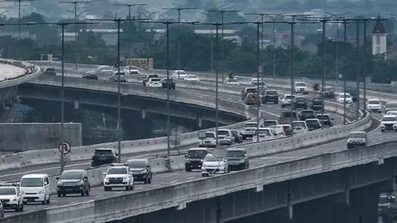 Pemberlakuan Contraflow KM 44+600-41+200 Ruas Tol Jagorawi Ditutup, Arah Jakarta Kembali Normal