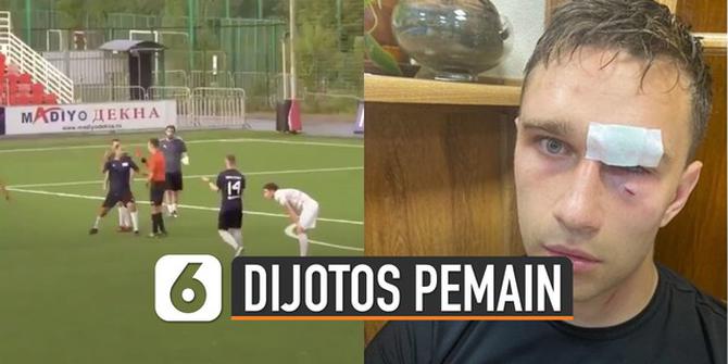 VIDEO: Viral Pemain Jotos Wasit Hingga Masuk Rumah Sakit
