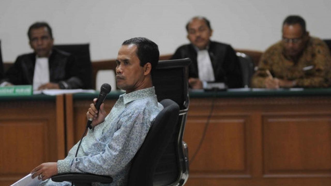 Mantan Ketua KPUD Lebak bersaksi di sidang Amir Hamzah-Kasmin