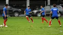 Jelang berlaga di kualifikasi Grup H Piala Asia 2016, timnas Korea Selatan U-23 melakukan latihan perdana di Lapangan C Senayan, Jakarta, (21/3/2015). Tampak, pemain timnas Korsel U-23 saat melakukan sesi latihan. (Liputan6.com/Helmi Fithriansyah)