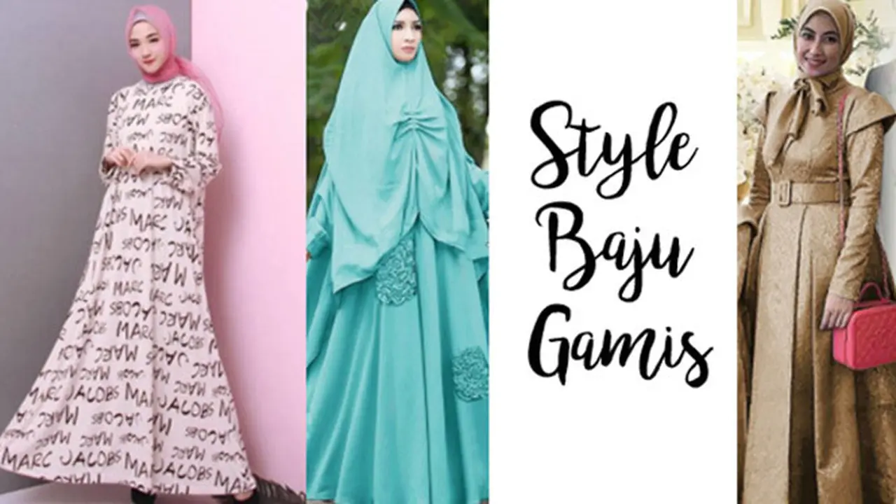 Intip 3 Style Baju Gamis Kombinasi dan Hijab Segi Empat!