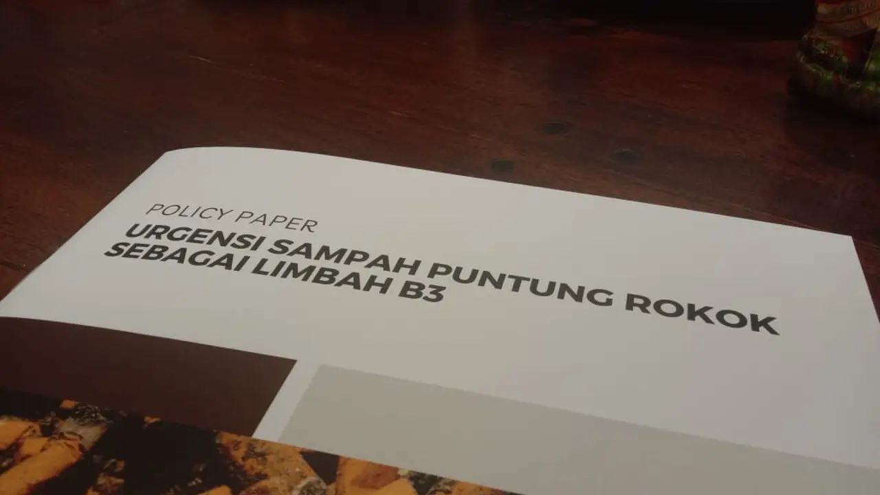 Policy Paper Urgensi Sampah Puntung Rokok