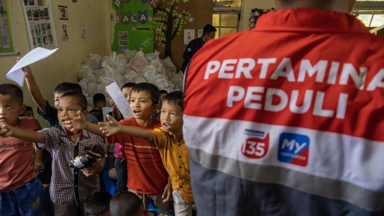 Pertamina Hadirkan Trauma Healing untuk Anak Korban Bencana di Sumatera