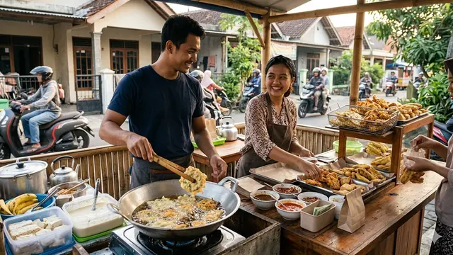 Ide Warung Rumahan untuk Pasangan Baru (Foto: Gemini AI)