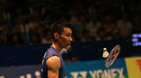 Lee Chong Wei pebulutangkis asal Malaysia ini lahir pada tanggal 21 Oktober 2016. (Bola.com/Nicklas Hanoatubun)