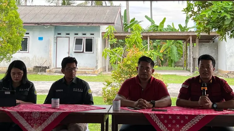 Konferensi pers Kantor Imigrasi Kelas II TPI Ranai, Kamis (28/8/2024).