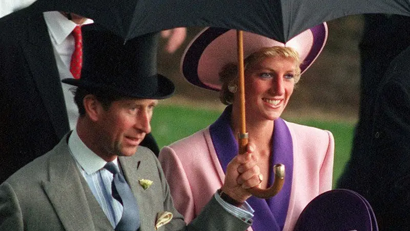 Putri Diana dan Pangeran Charles saat menghadiri Royal Ascot tahun 1990