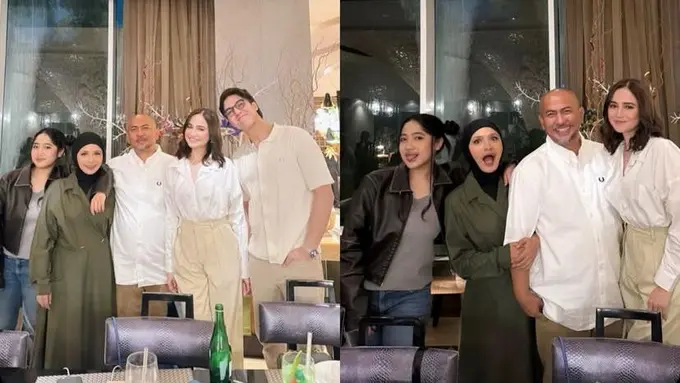 Gaya Syifa Hadju Rayakan Ulang Tahun Sang Ayah, Tampil Serasi dengan El Rumi