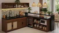 7 Model Dapur Mini Bar Bentuk L, Solusi Estetik dan Fungsional untuk Hunian Modern